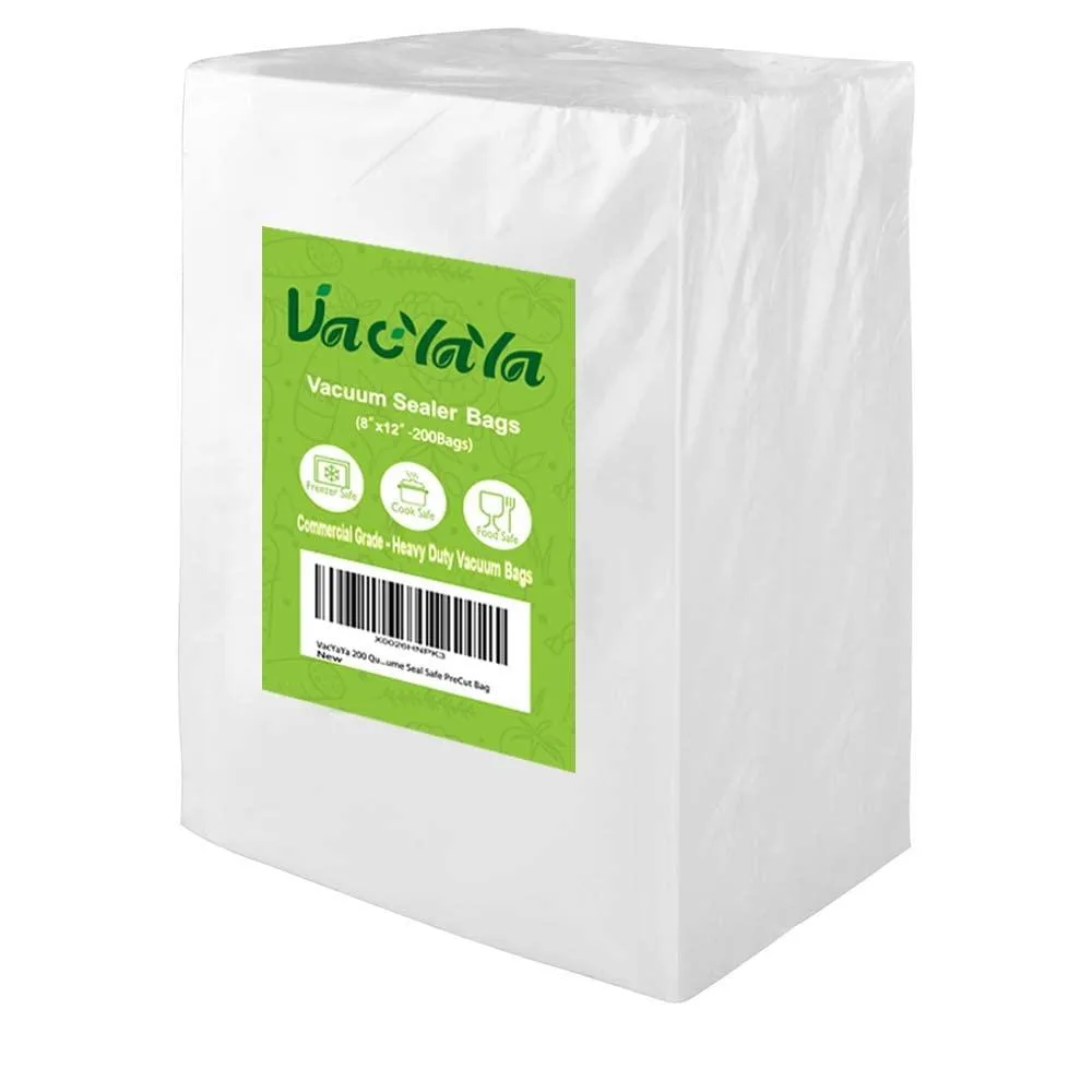  VacYaYa Quart 8 x 12 In 200ct BPA Free Vacuum Sealer Bags — product photo