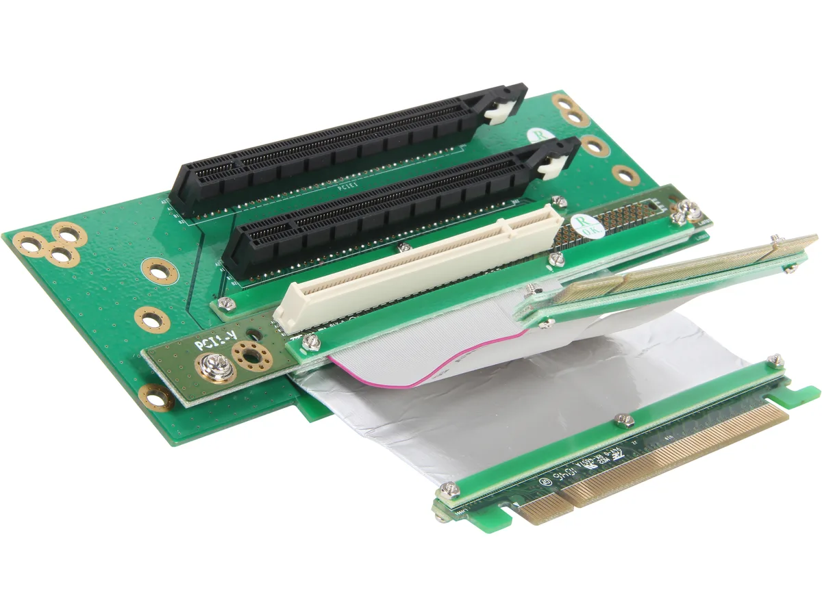 iStarUSA Inc. iStarUSA Inc. DD-643661 2 PCIe x16 1 PCI Riser Card server accessory — product photo