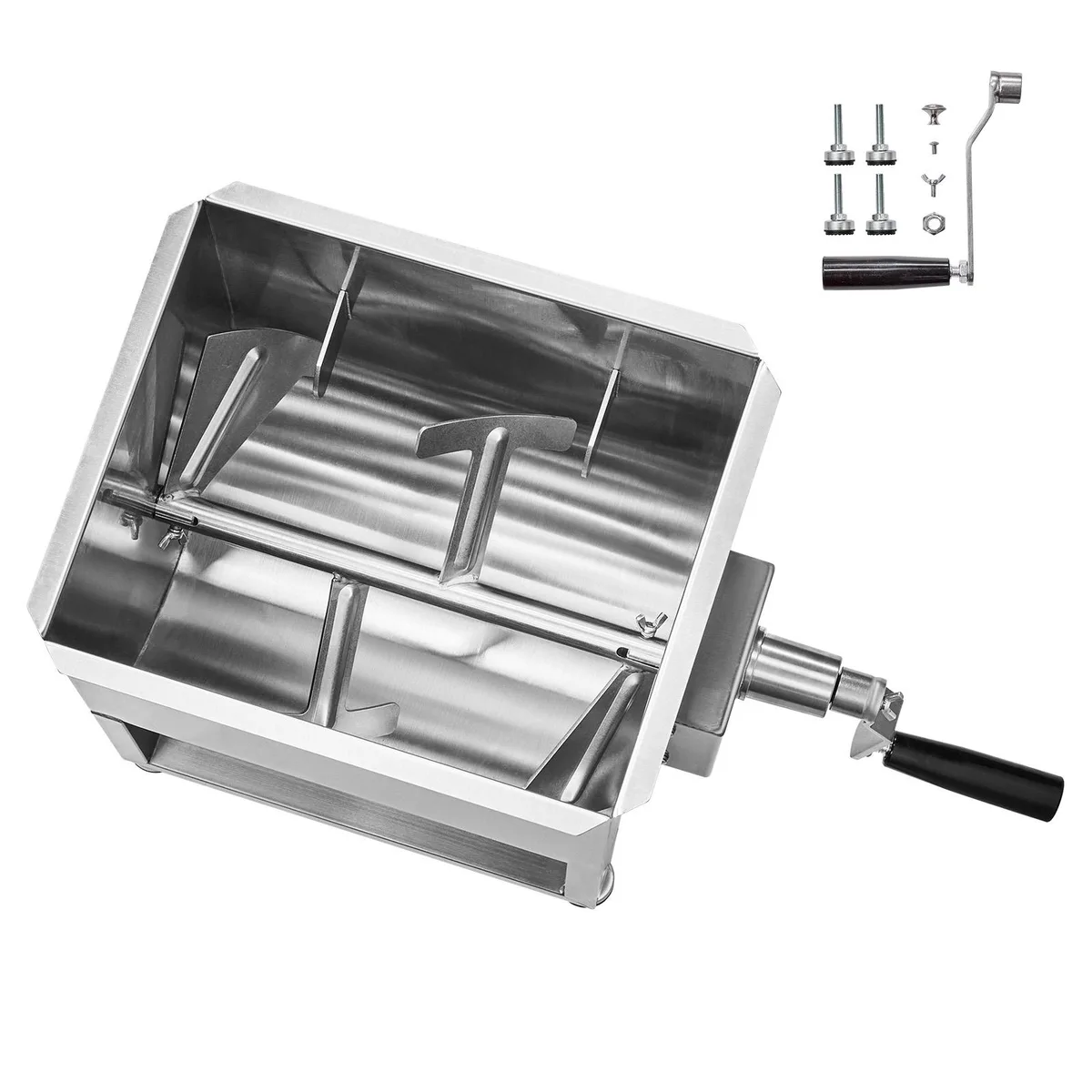 VEVOR VEVOR Manual Meat Mixer 30 L Fixed Tank SUS201 Stainless Steel — product photo