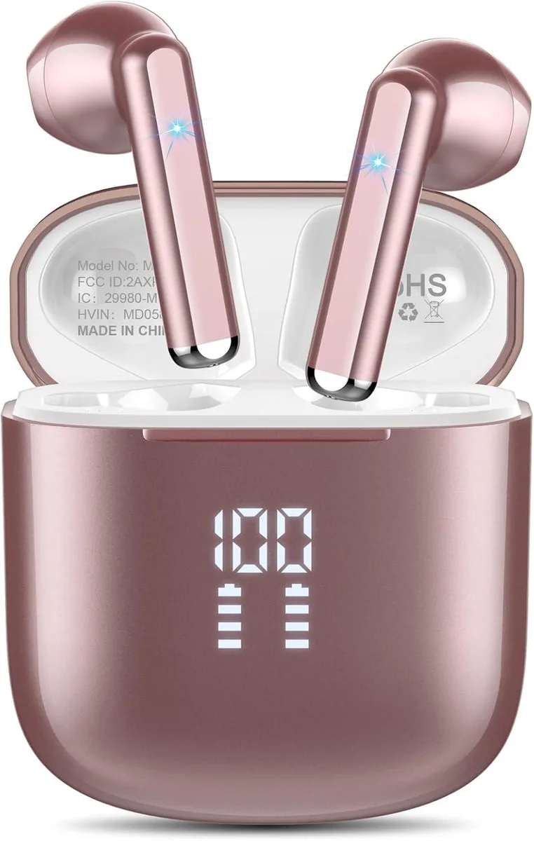 MAONO MAONO Wireless Earbuds Bluetooth 5.3 Rose Gold — product photo