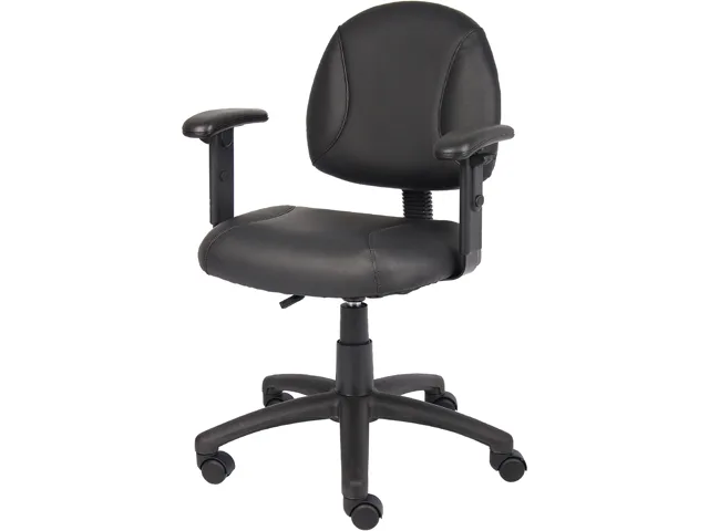 BOSS Office Products BOSS Office Products B306 Black Posture Chair with Adjustable Arms 25 Inch Base — product photo