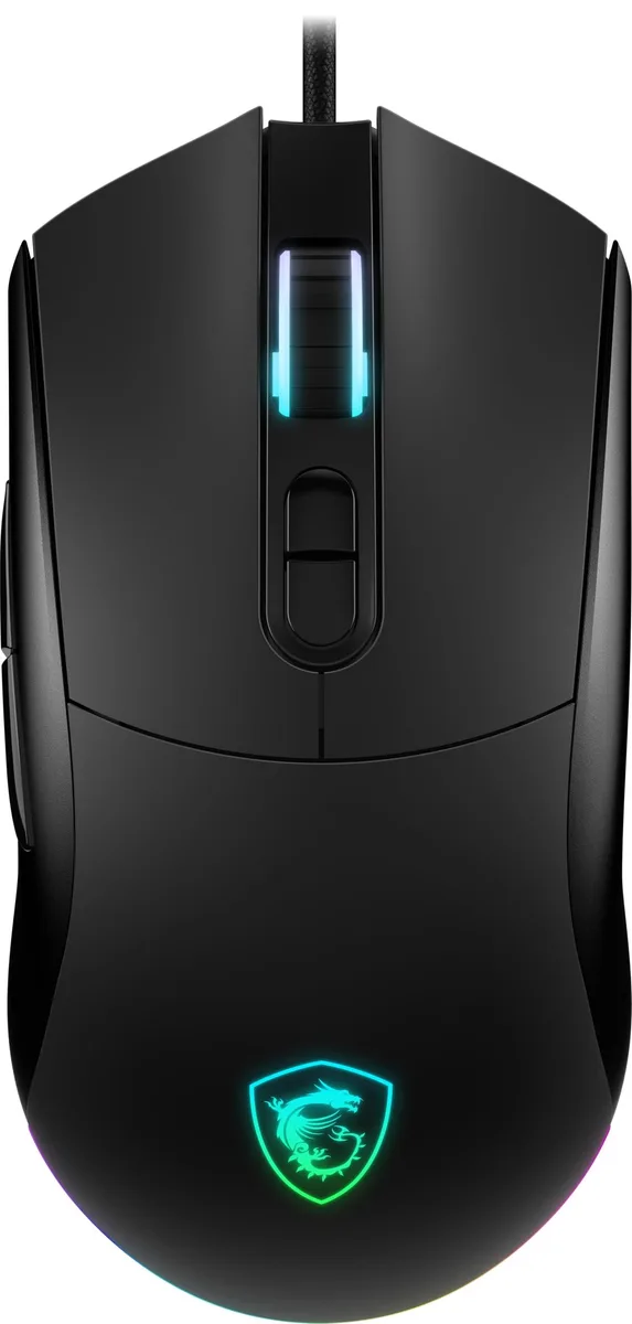 No Sew No Sew Forge GM320 Gaming Mouse 12800 DPI 20M Clicks 1000Hz RGB Black — product photo