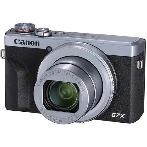 Canon International Canon International PowerShot G7 X Mark III 20.1MP 4.2x Zoom Camera Kit Silver — product photo