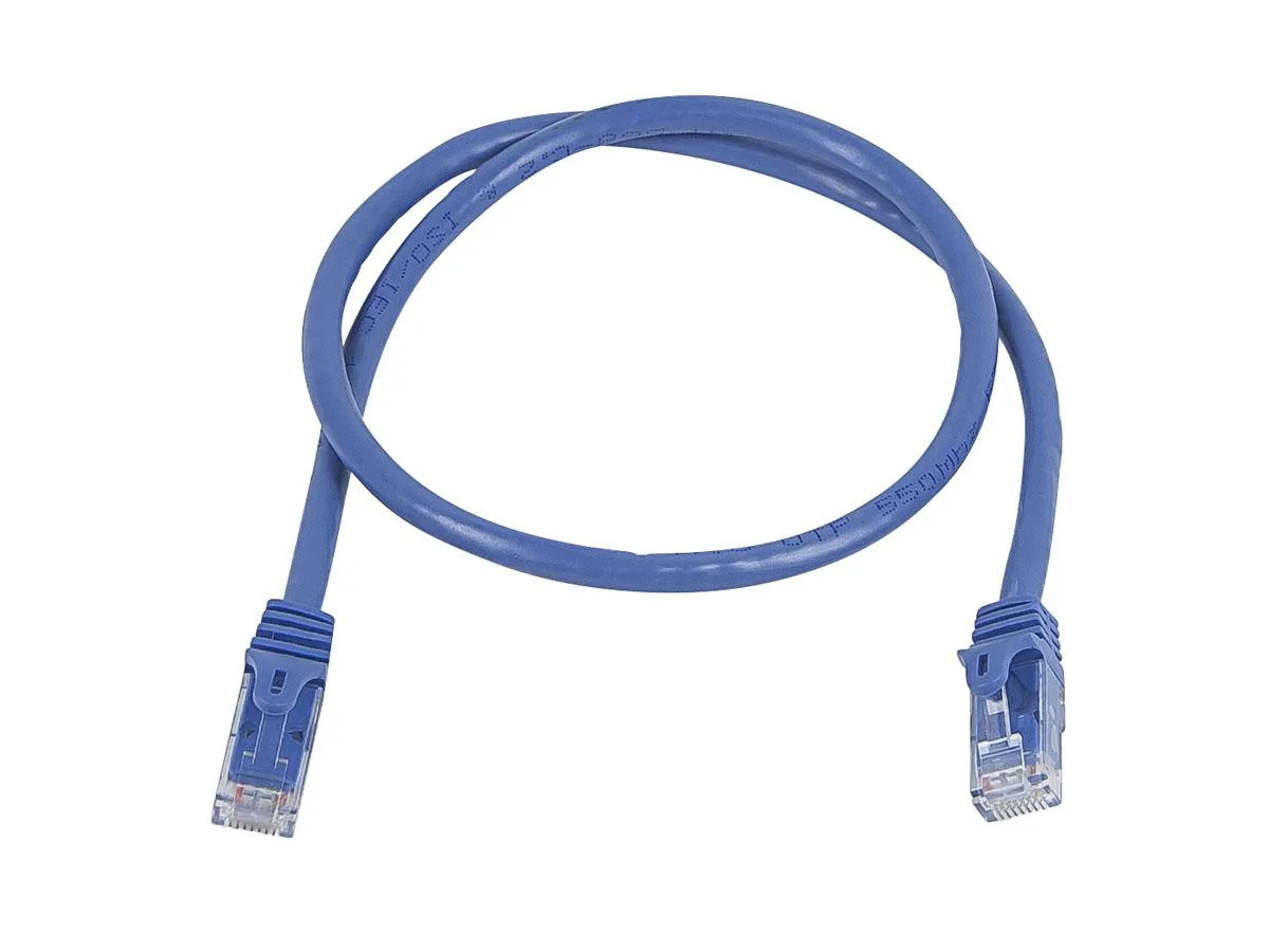 Monoprice Inc. Monoprice 111261 Cat5E Network Ethernet Cable 1ft Blue 350MHz 24AWG UTP — product photo