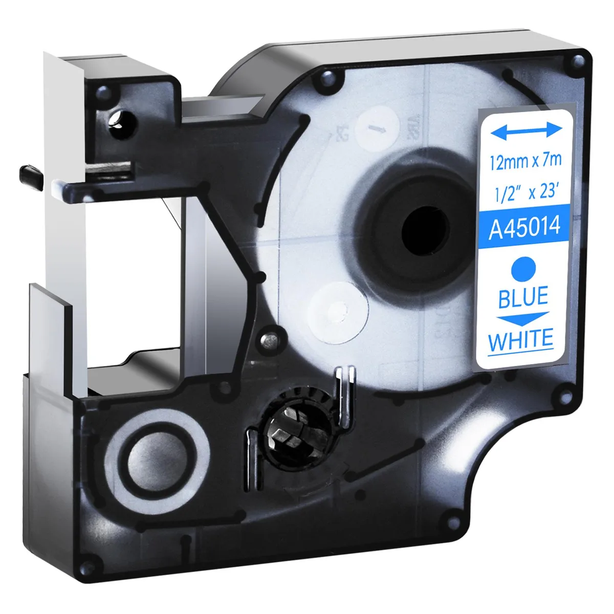 GREENCYCLE GREENCYCLE 20 Pack D1 Label Tape 12mm 23ft Blue on White — product photo