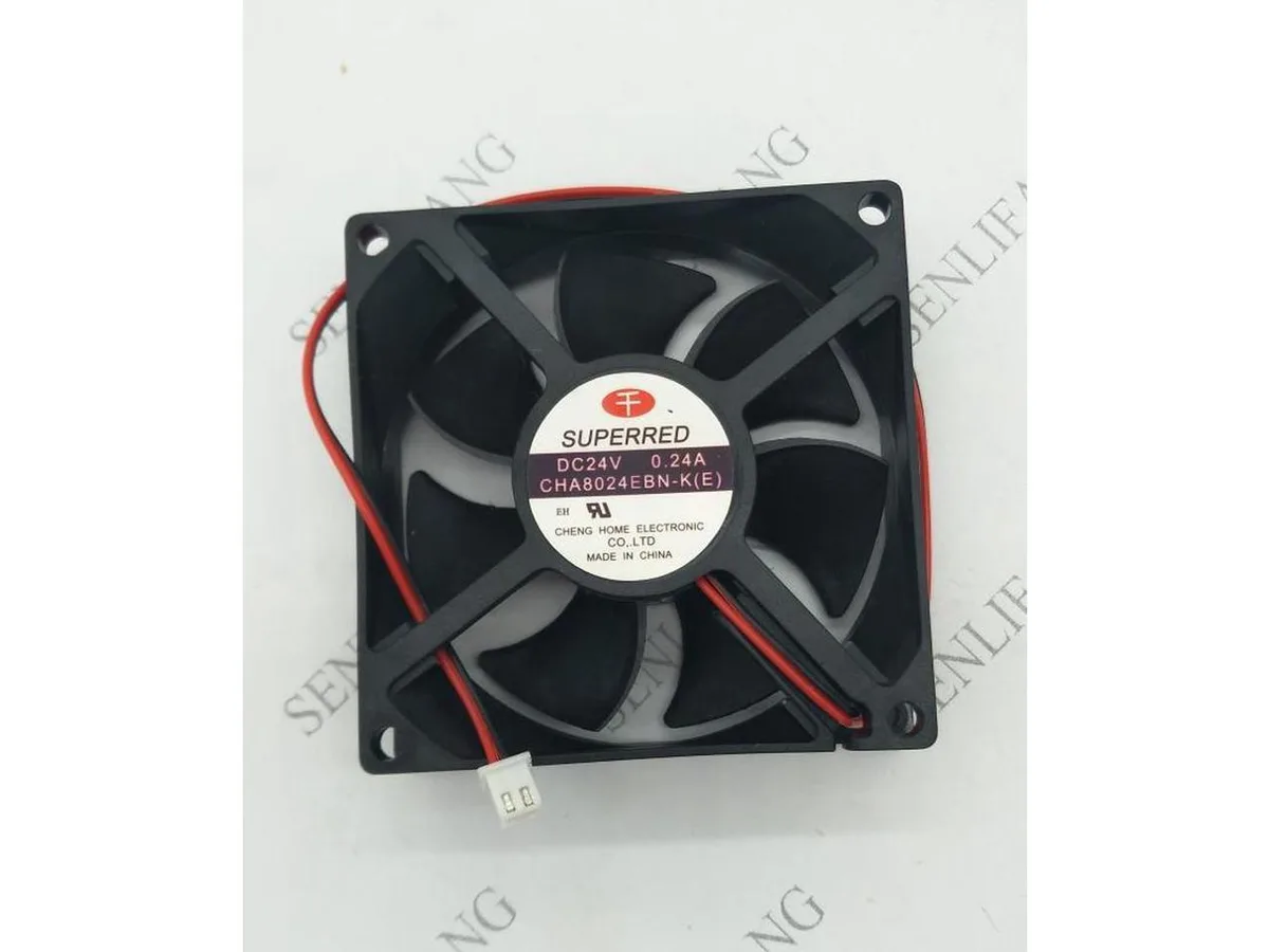 Fans Fans CHA8024EBN-K DC 24V 0.24A 2-wire 80x80x25mm case fan — product photo