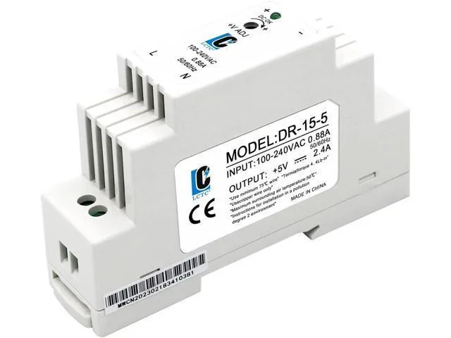 LORDWORLD LORDWORLD 5V 2.4A 15W Din Rail Power Supply — product photo