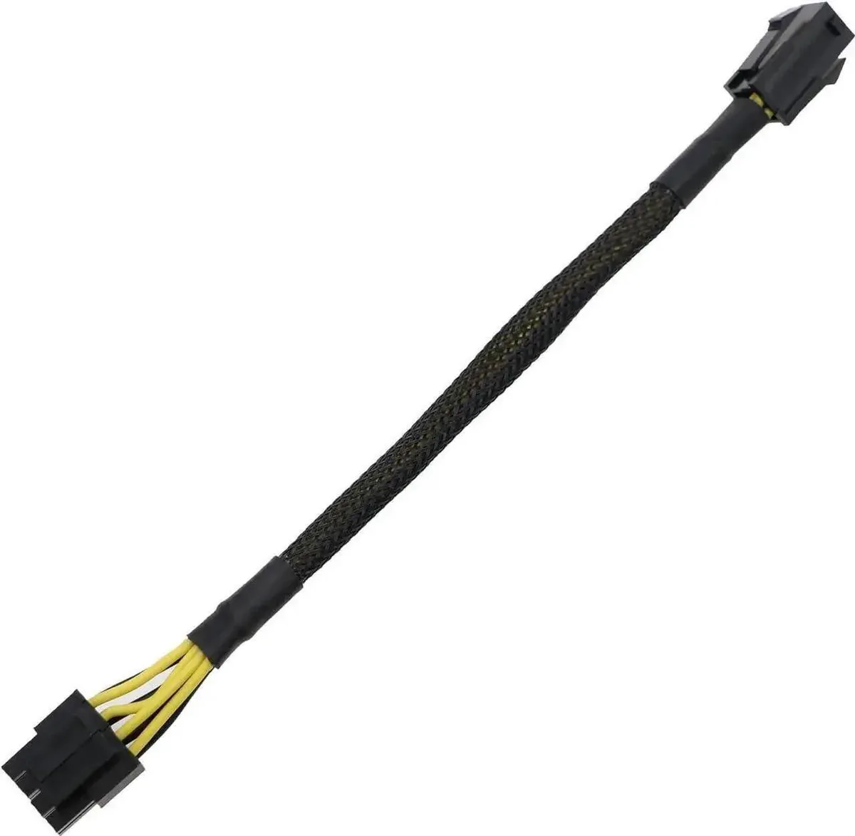 SMUGDESK SMUGDESK ATX 4 Pin to CPU 8 Pin (4+4 Detachable) Sleeved Extension Cable 9.5 Inch — product photo