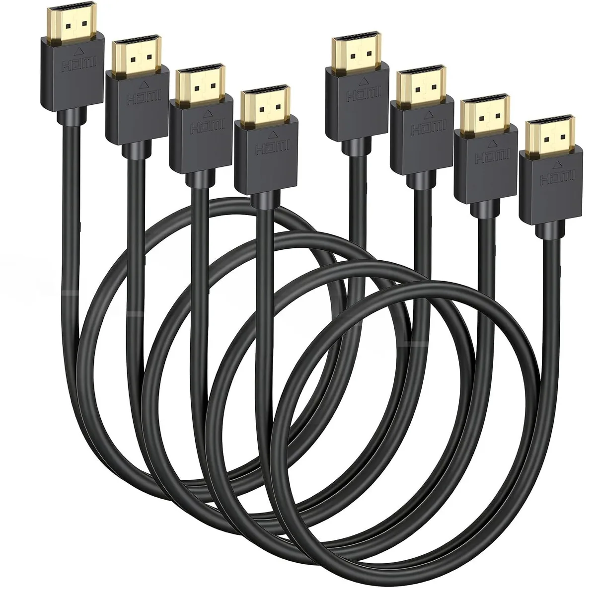 Keyence Keyence HDMI 2.0 audio video converter 2 ft 4-pack 4K 60Hz 18Gbps — product photo