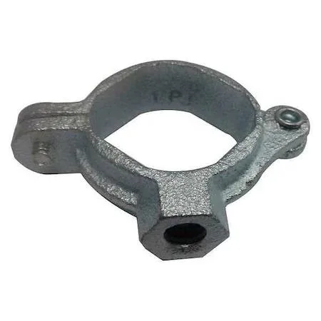Iron split-ring hanger with electro-galvanized finish, swivel loop, 2.6 in height