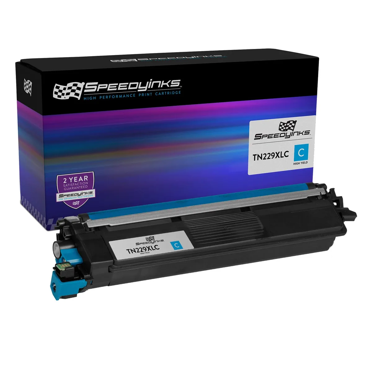 SpeedyInks SpeedyInks TN229XLC Cyan High Yield Toner Cartridge 2300 pages — product photo