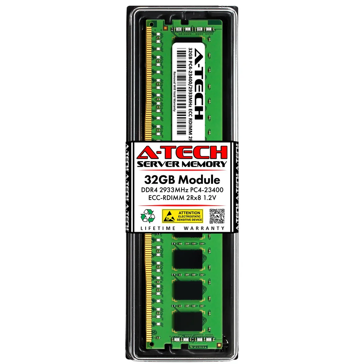 A-Tech A-Tech 32GB DDR4 2933 ECC RDIMM 2Rx8 server RAM — product photo