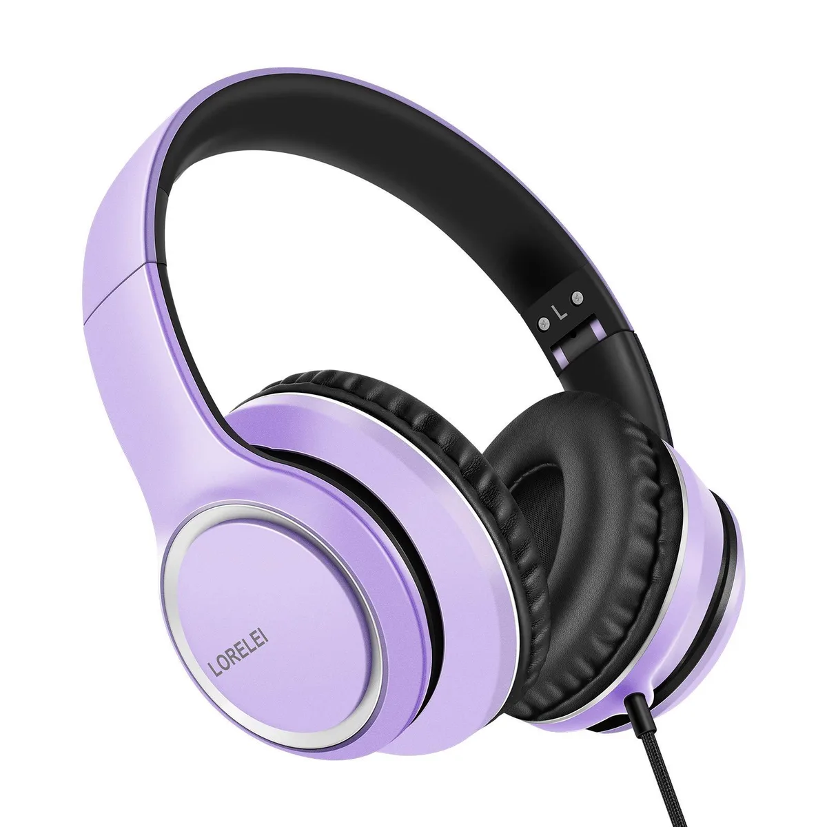  LORELEI X8 Wired Over-Ear Headphones Dark Purple — product photo