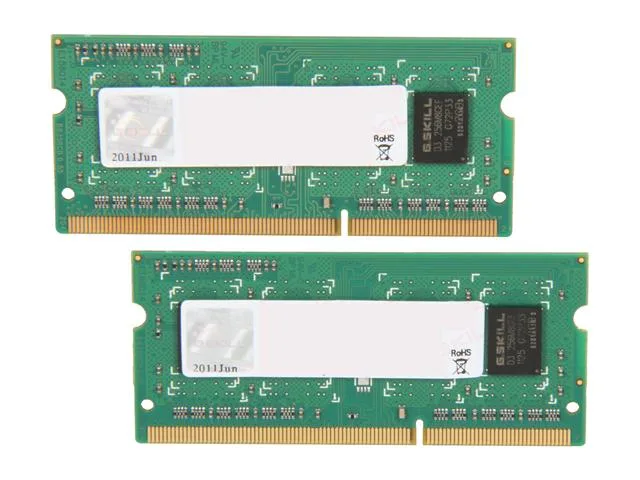 G.SKILL G.SKILL F3-12800CL9D-4GBSQ 4GB (2 x 2GB) DDR3 1600 laptop RAM — product photo