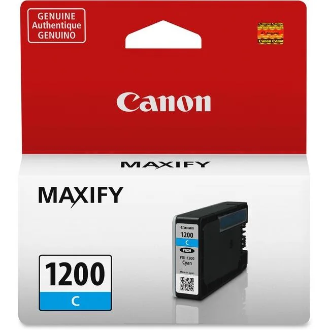 Canon Maxify MB2020 PGI-1200 cyan ink cartridge, standard yield 300 pages