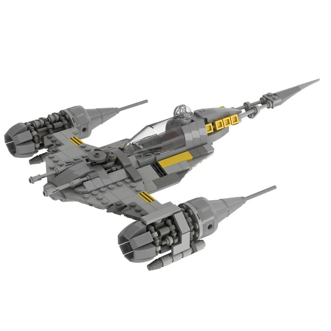 ZITIANYOUBUILD ZITIANYOUBUILD MOC-100546 N1 Starfighter 379-Piece Building Set — product photo
