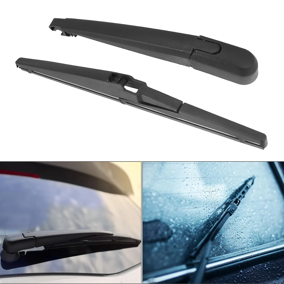 Unique-Bargains Unique-Bargains Rear Windshield Wiper Blade Arm Assembly for Pontiac Vibe 2003-2010 Black — product photo