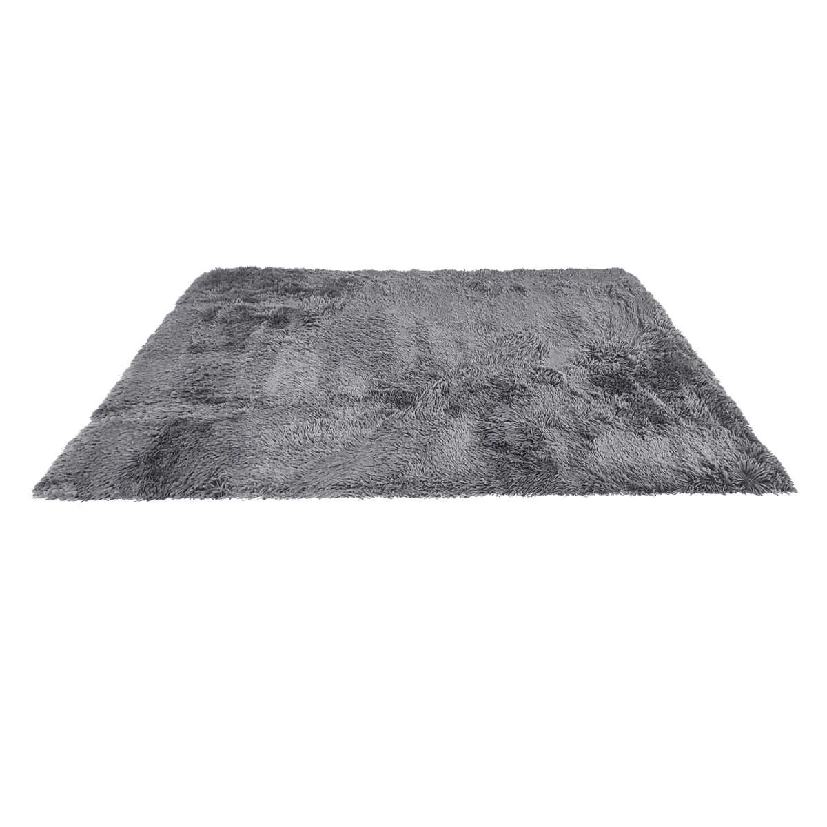SlickBlue SlickBlue 4x6 ft Grey Shag Area Rug 1.4-1.6 in Thick — product photo