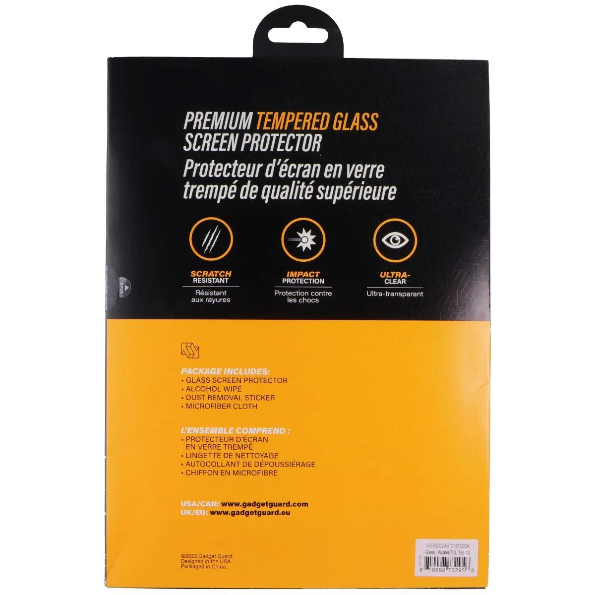 Invisible Gadget Guard Invisible Gadget Guard Glass Screen Protector for TCL Tab 10 — product photo