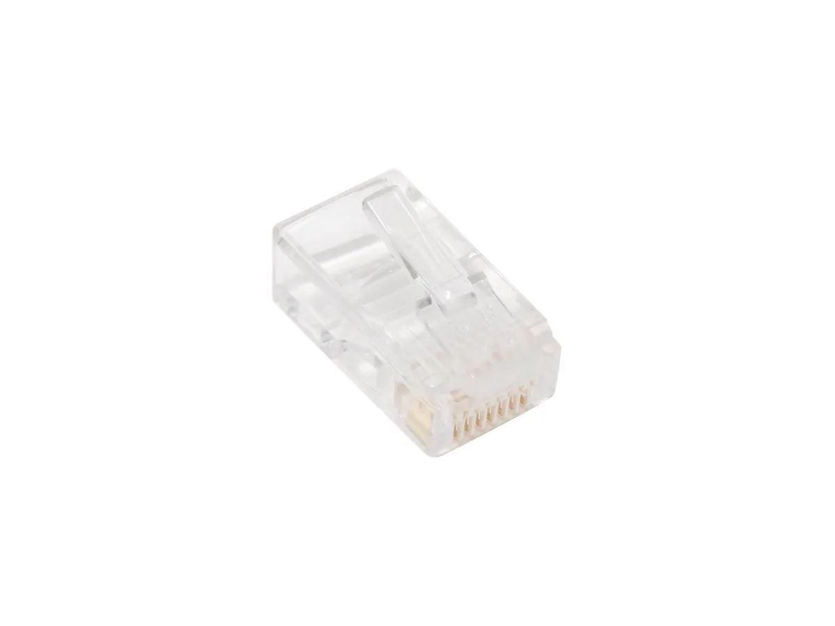 sakose sakose RJ-45PLUG Cat 6 Crystal Clear Shielded Tip/Connector 100-Pack — product photo