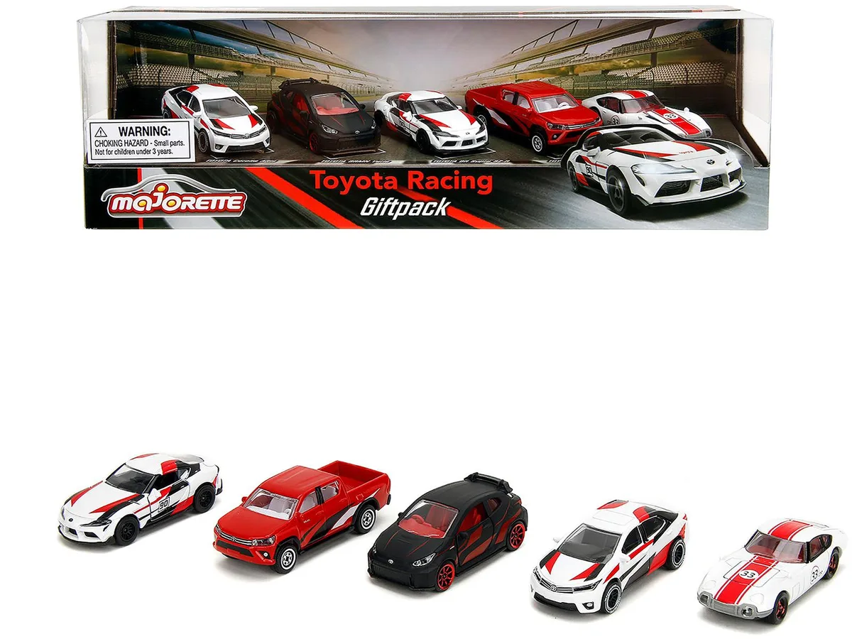 Majorette Majorette Toyota Racing Giftpack 2024 5-Piece 1/64 Diecast Set — product photo