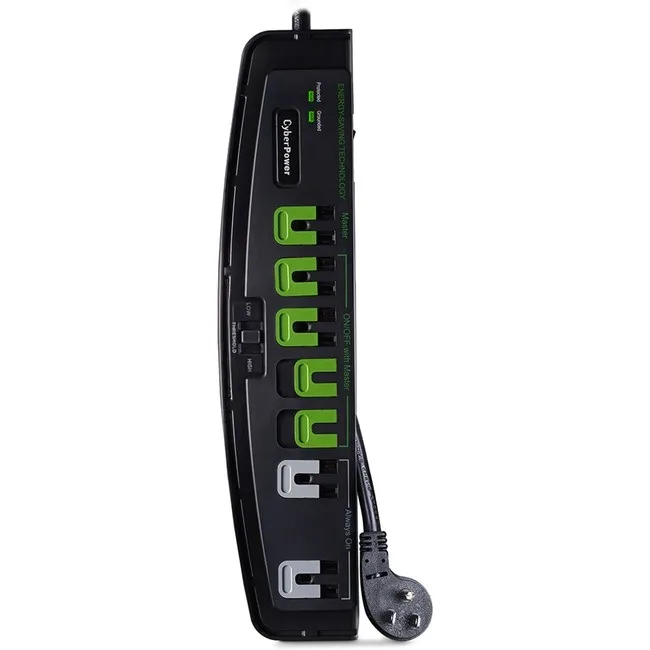 CyberPower CyberPower P705G 7-outlet surge protector 2100 joules 5ft cord — product photo