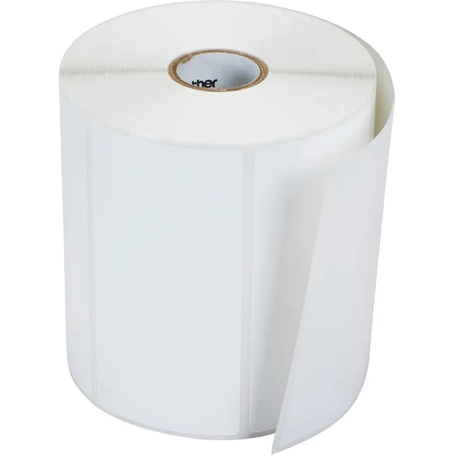 White rectangular label roll with 210 die-cut labels