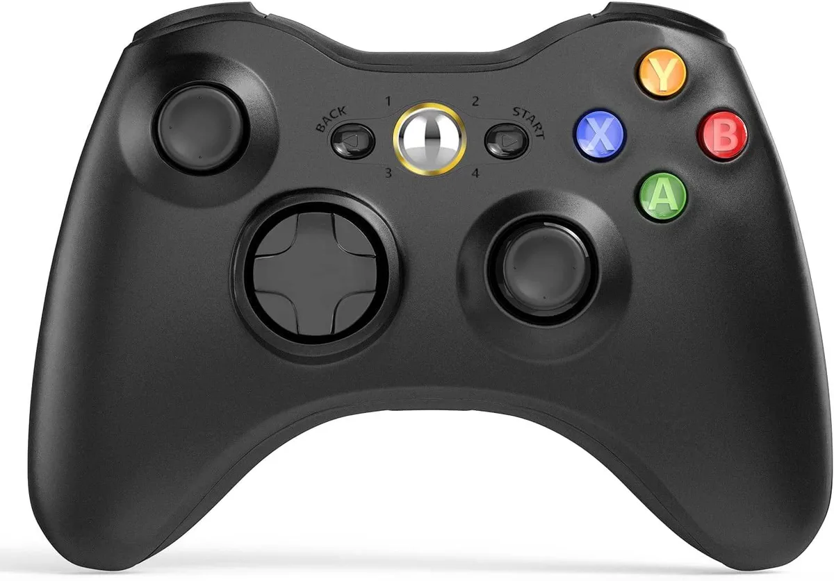 noelspace noelspace Wireless Game Controller Xbox 360 PC 2.4 GHz Black — product photo