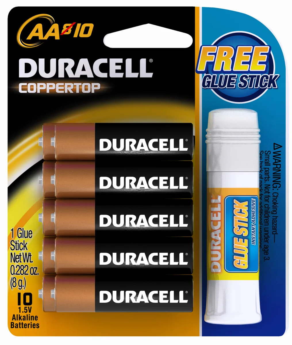 DURACELL DURACELL MN1500B10Z AA Alkaline Battery 1.5V 10-pack — product photo