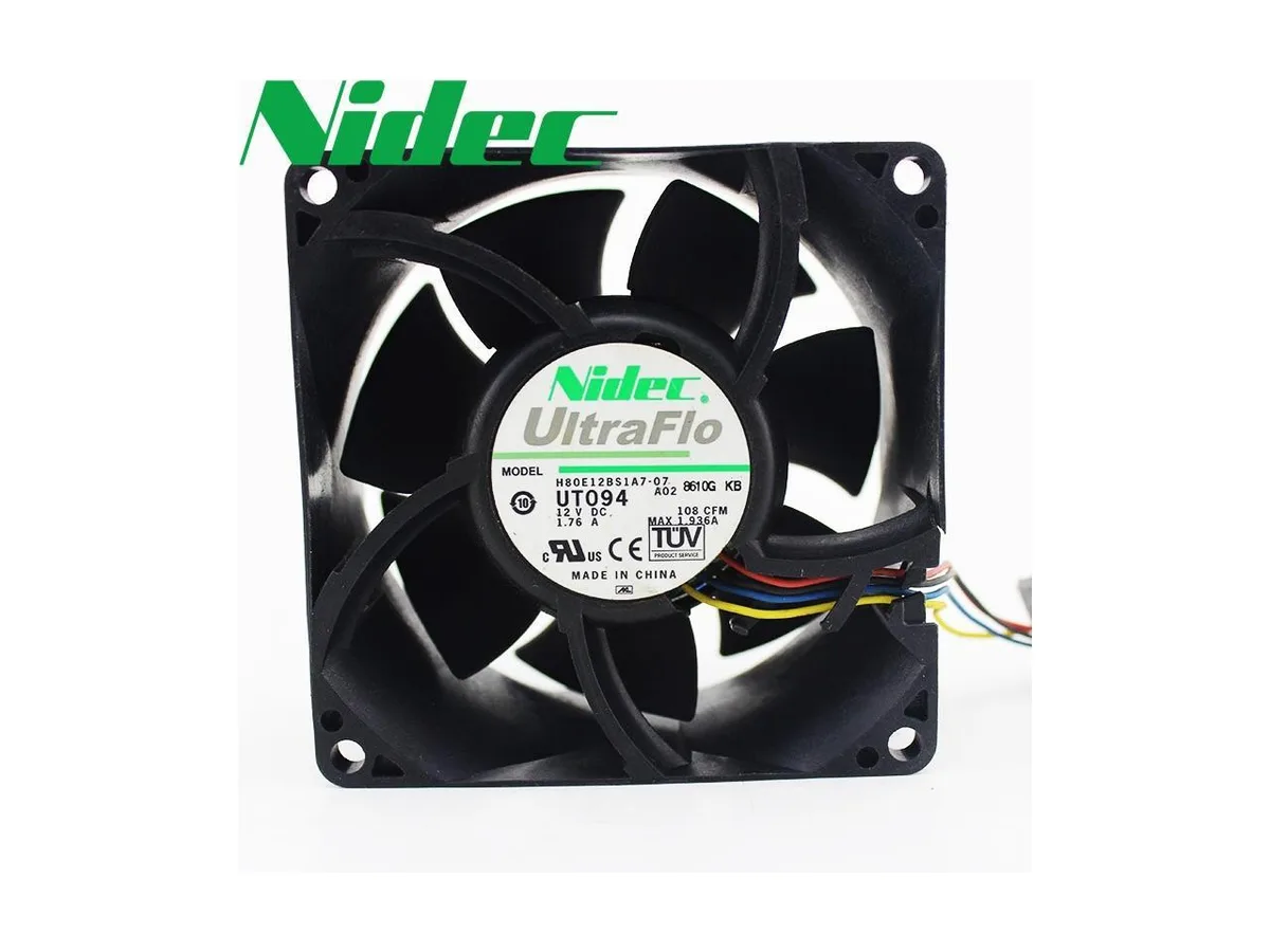 Fans Fans 8038 80x80x38mm 12V 1.76A 7800RPM case fan — product photo