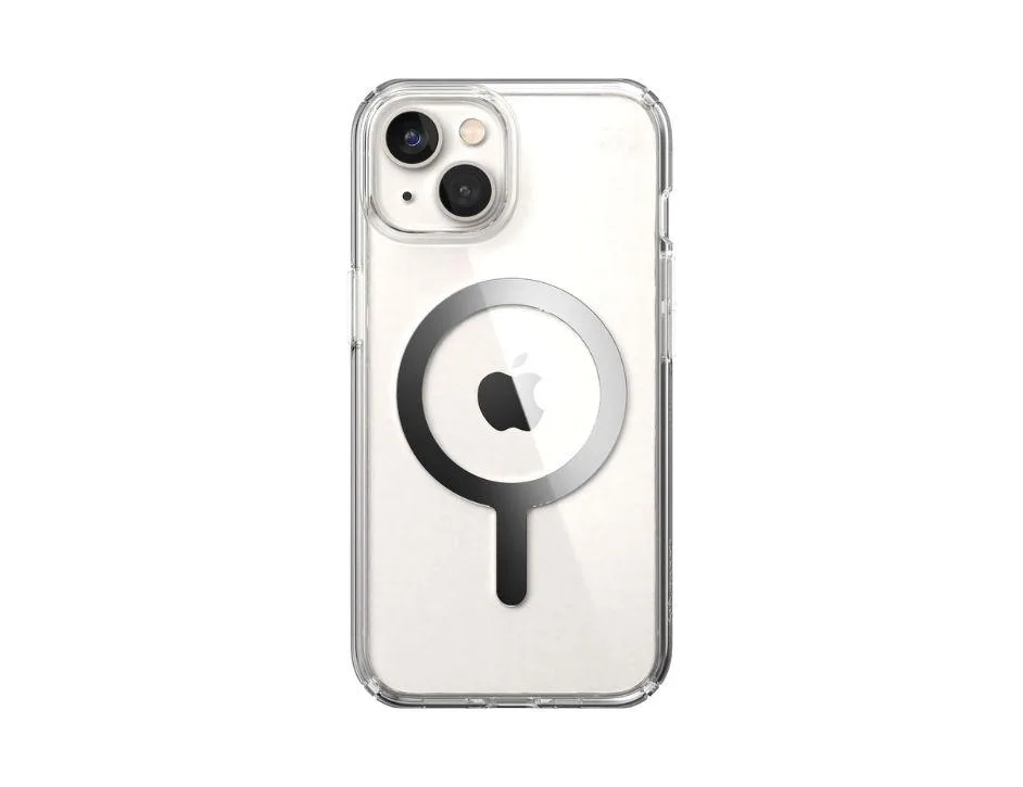 Speck Products Speck Presidio Perfect-Clear Chrome MagSafe Case iPhone 14 Plus — product photo