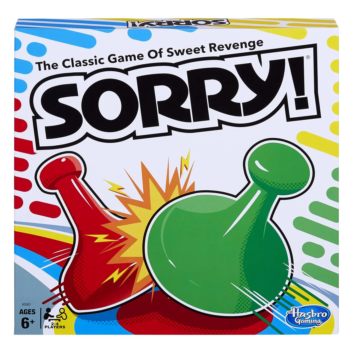  Hasbro Gaming Sorry! A5065 Board Game 12 Pawns 45 Cards — product photo