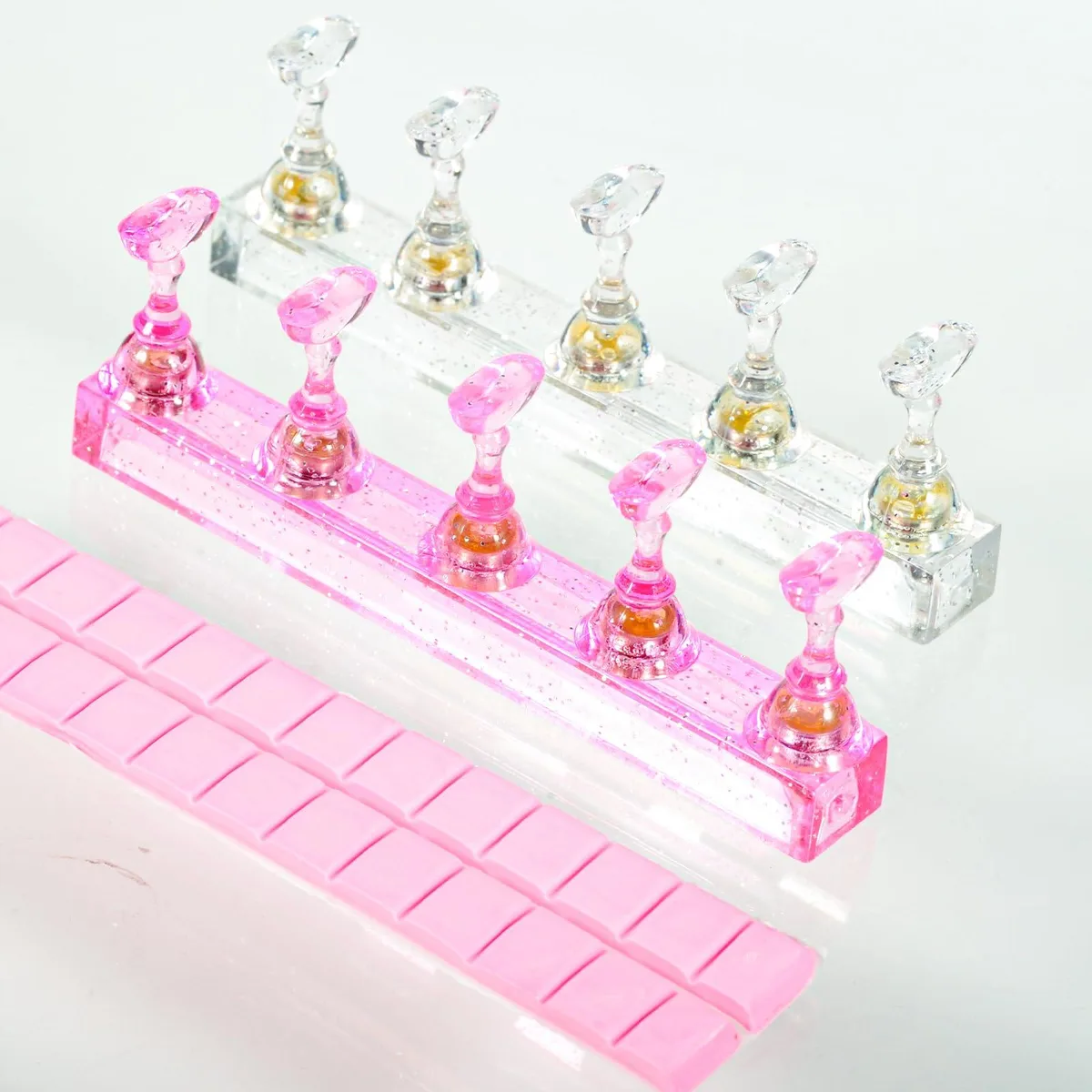  Avid JT00003 Magnetic Nail Display Stand 2Pcs 30 Nails Black 0.02kg — product photo