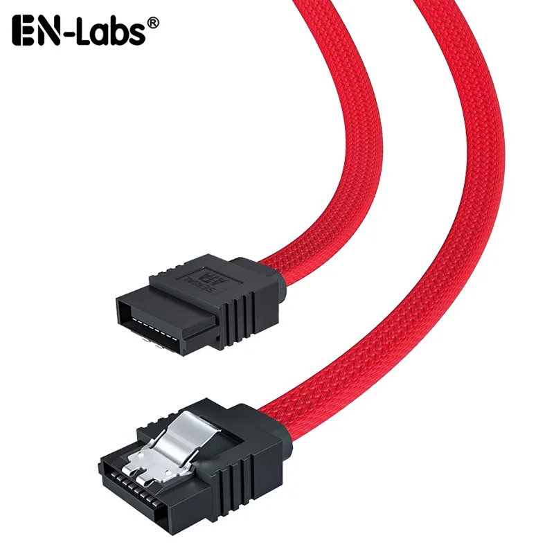 EN-Labs EN-Labs JACKET-SATA3-18RD SATA cable 18 inches red — product photo