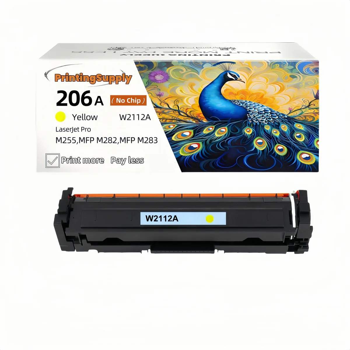 Ninestar Technology Ninestar Technology 206A Yellow Toner Cartridge (No Chip) — product photo