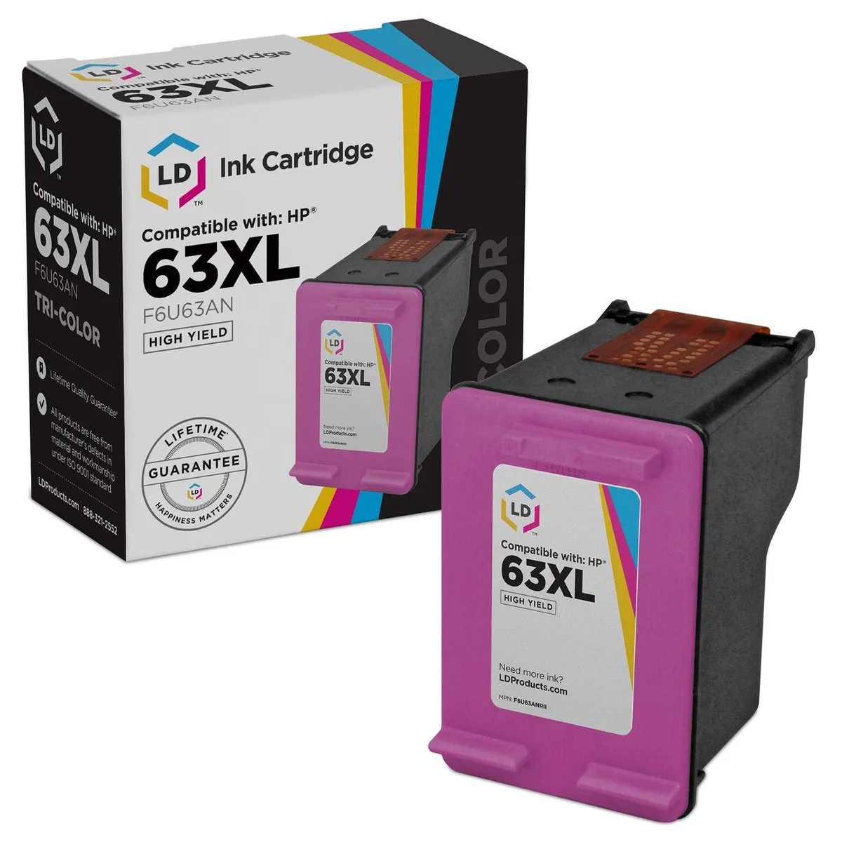LD Products LD Products 63XL High Yield Color Ink Cartridge — product photo