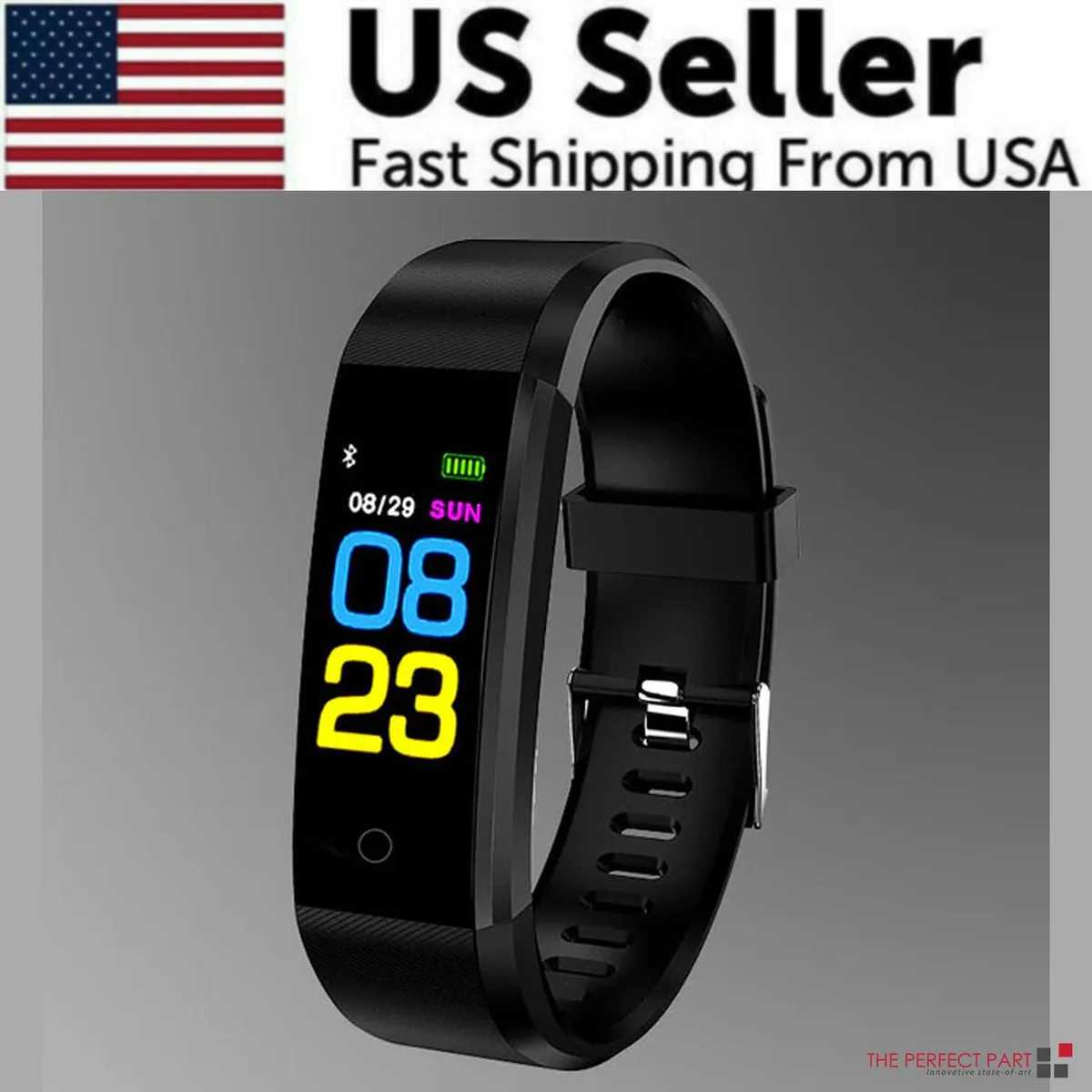 The Perfect Part The Perfect Part Fitness Smart Watch IP67 Black OLED 90mAh — product photo