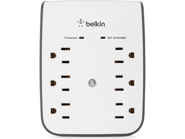 Belkin Belkin BSV602tt 6-outlet 900 J surge protector with 2.1 A USB — product photo