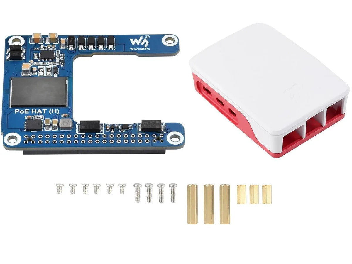 LORDWORLD LORDWORLD PoE HAT (H) with Case for Raspberry Pi 5 / CM 5 development board — product photo