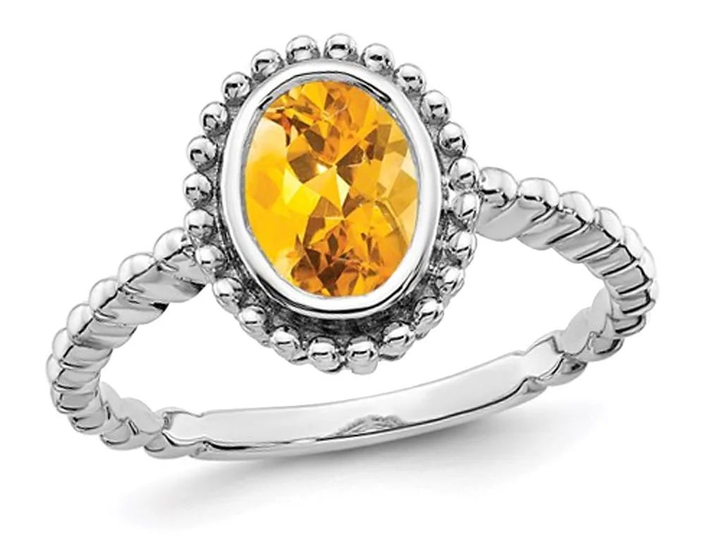 Gem &amp; Harmony Gem &amp; Harmony 14K White Gold 1.00 ct Citrine Ring — product photo
