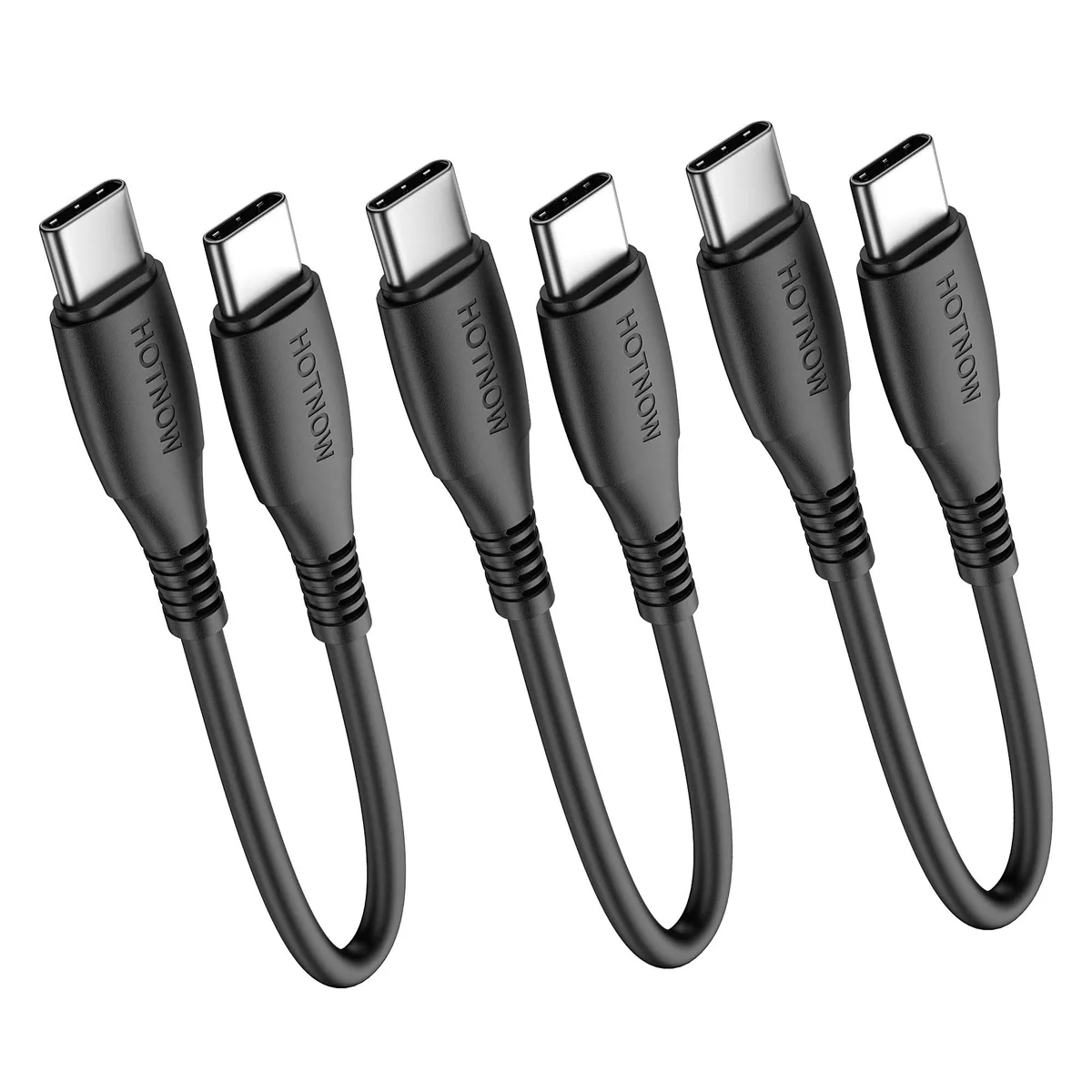  Honor CB18_0.5FT USB-C to USB-C cable 65W 0.5ft 3-pack — product photo