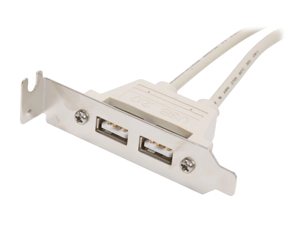 STARTECH STARTECH USBPLATELP USB 2.0 Header Adapter 2 Port Low Profile — product photo