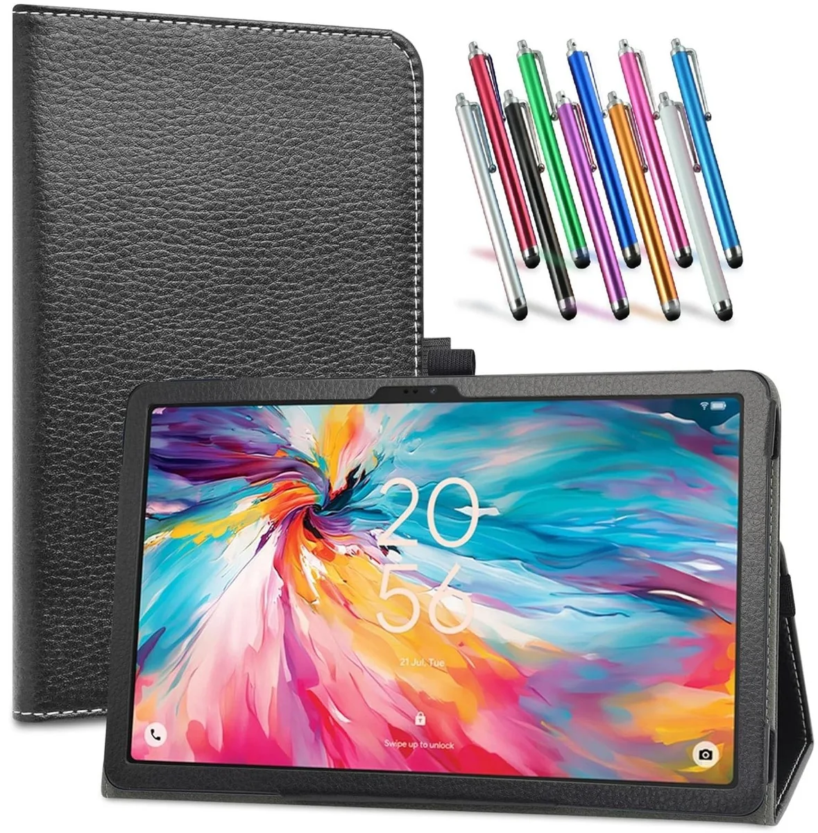 anicestore anicestore 9199S Folio Case for TCL TAB 10 NXTPAPER 5G 10.4 Inch Tablet with Stylus (Black) — product photo