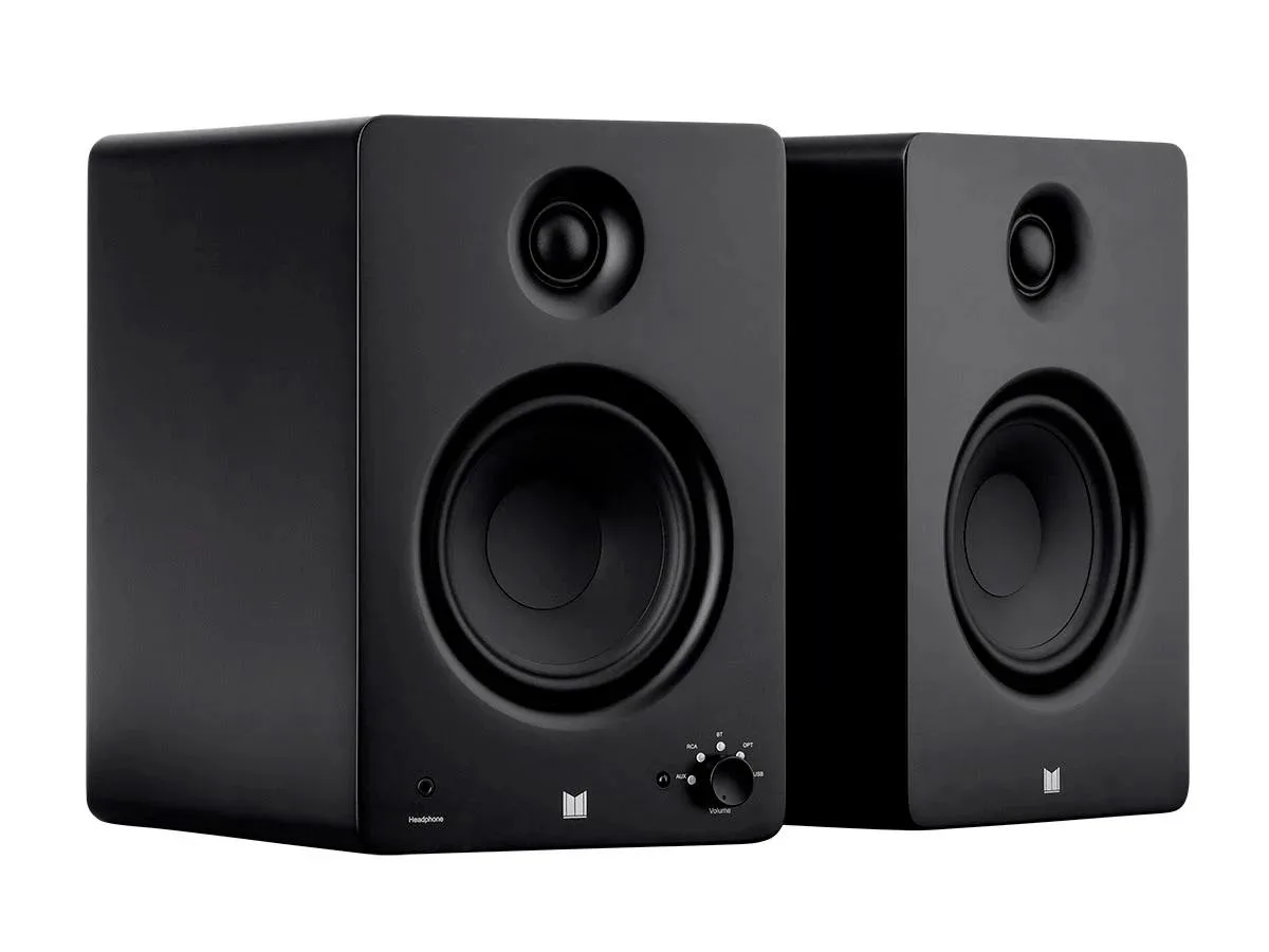 Monoprice Inc. Monoprice Inc. Monolith MM-5 Powered Multimedia Speakers Black Pair 138619 — product photo