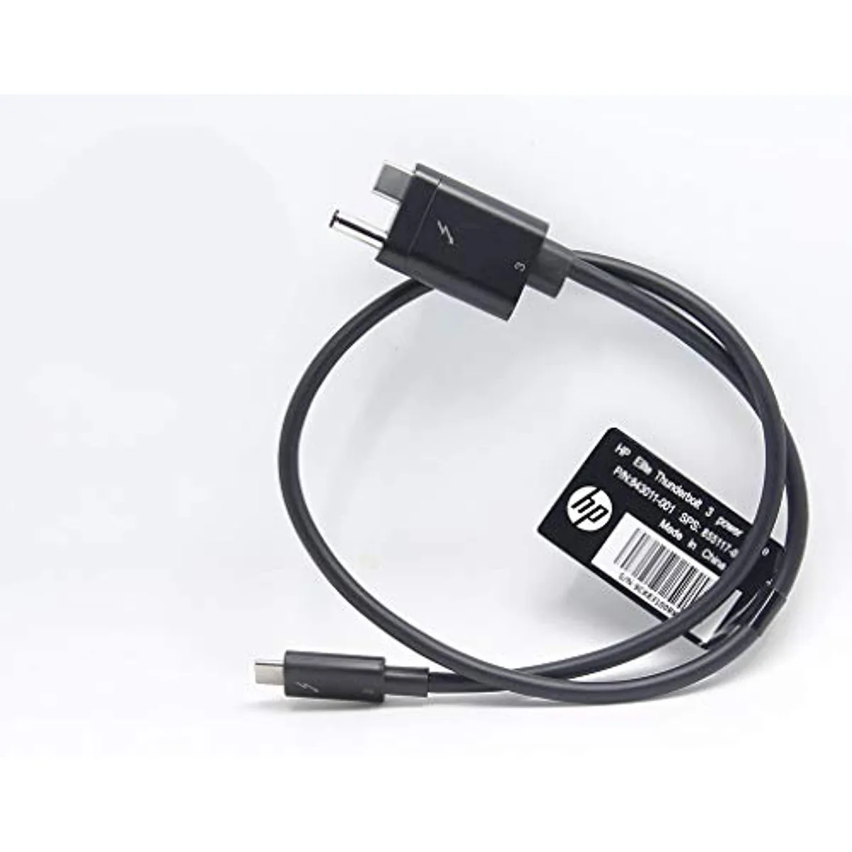 AllAmericanEssential AllAmericanEssential Thunderbolt 3 Cable Single Custom End AC+USB-C to USB-C HP 843011-001 — product photo
