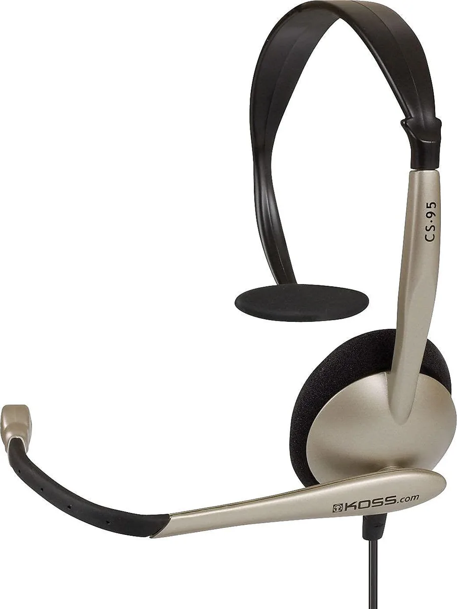 Koss Koss CS95 Monaural Headset 30 Hz 16 kHz 8 ft — product photo