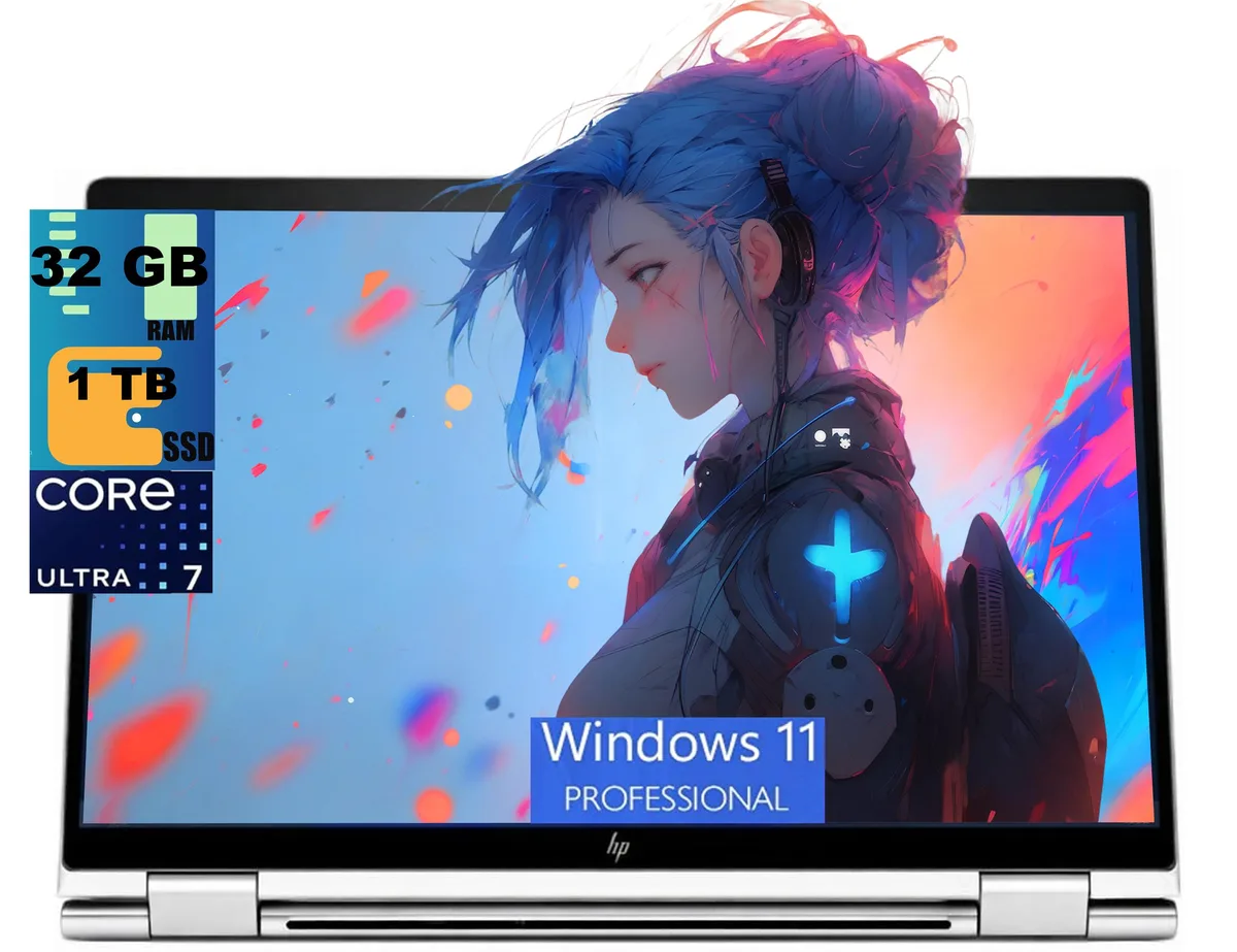 HP HP Elite x360 14 2-in-1 Laptop Ultra 7 155H 32GB 1TB OLED 2.8K 120Hz Touch — product photo