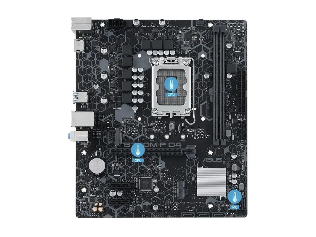 ASUS ASUS B760M-P D4 Intel B760 DDR4 64GB Micro ATX Motherboard — product photo