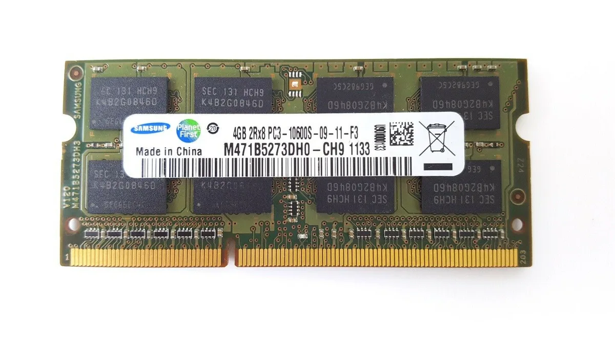 SAMSUNG SAMSUNG M471B5273DH0-CH9 4GB DDR3 1333 laptop RAM — product photo