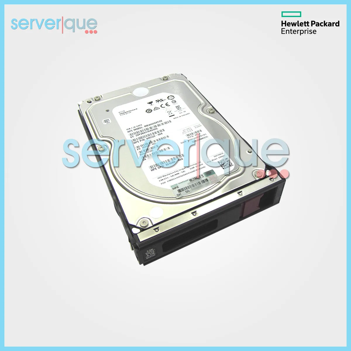 HPE HPE 861683-B21 4TB 7200 RPM 3.5" SATA internal hard drive — product photo